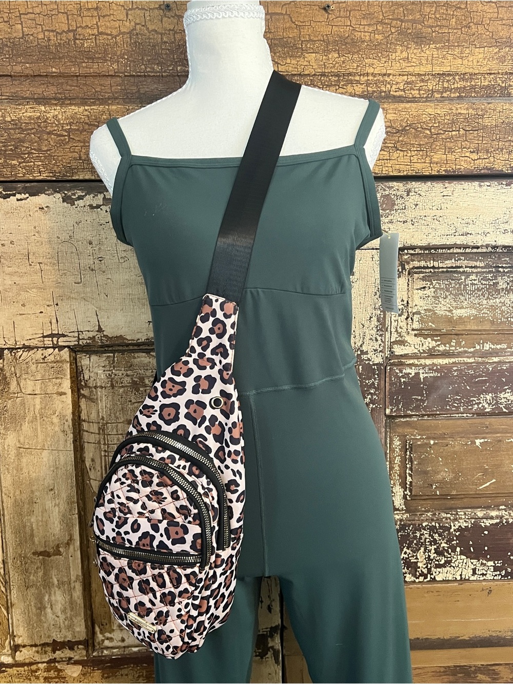 NWT Sage Green Sculpting Bodysuit | Jumpsuit Open Back Catsuit | Size L